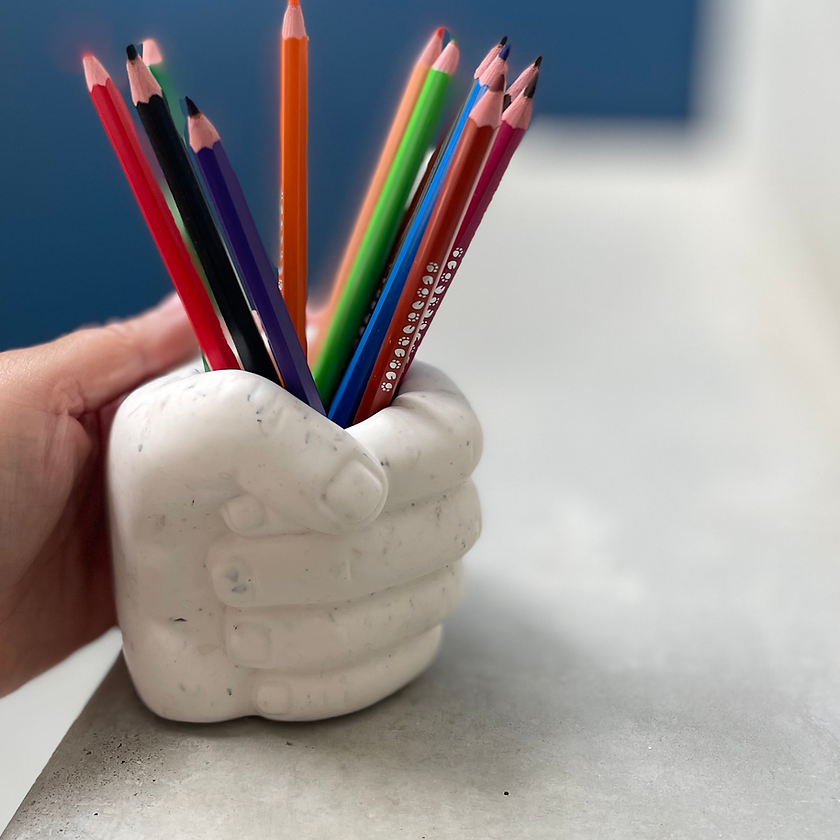 pot à crayons artisanal main La Bougière