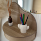 Pot cactus artisanal de bureau