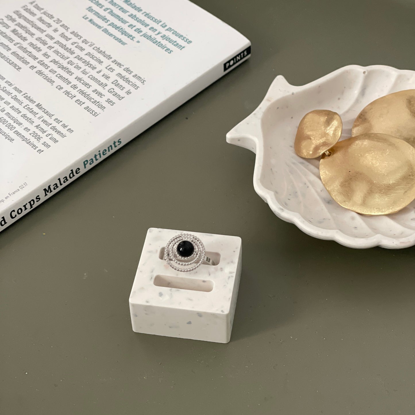 Présentoir bague artisanal