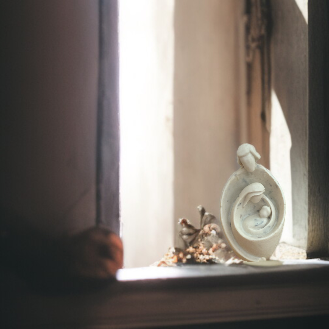 nativité moderne – sainte famille artisanal