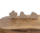 Support photo artisanal fleur nuage cœur